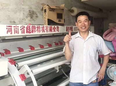 大型彈花機(jī)重慶巫溪縣客戶(hù)介紹