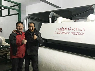大型彈花機(jī)南陽(yáng)市鄧州客戶(hù)介紹